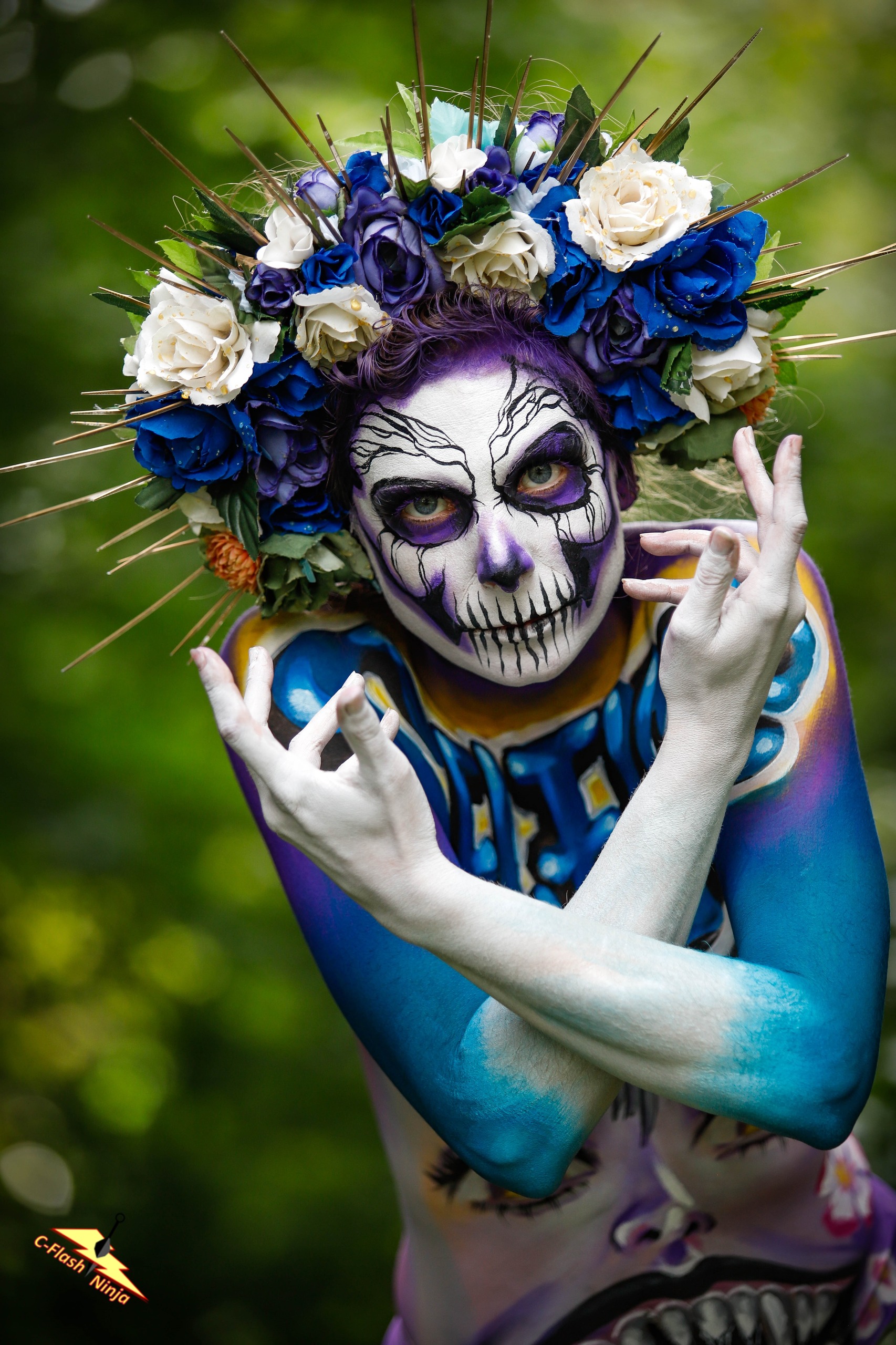 castlefest bodypainting