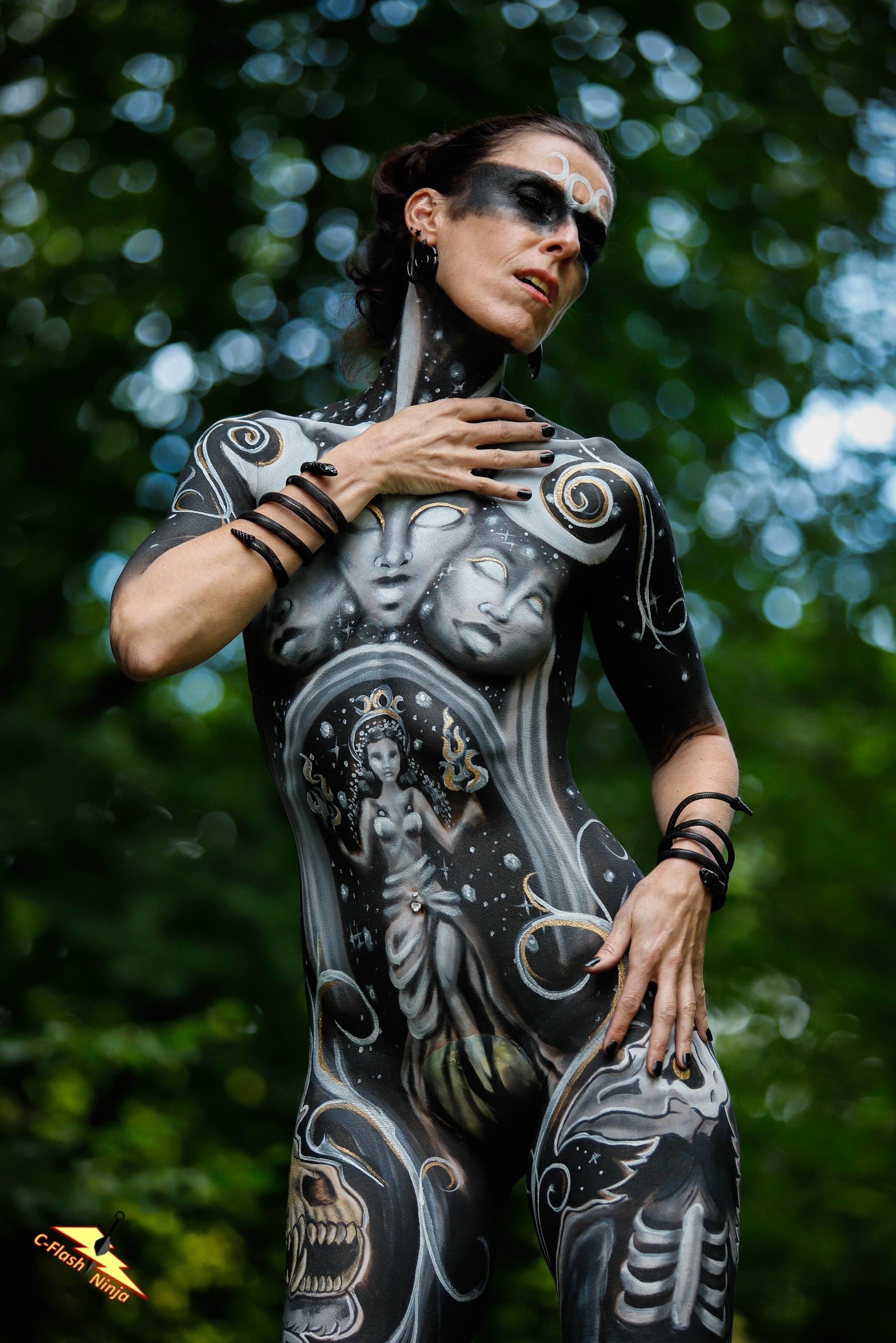 castlefest bodypaint hekate professionel bodypainter til castlefest